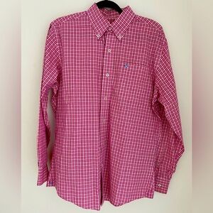 SOUTHERN TIDE Men’s Colorful Plaid Long Sleeved Shirt Size Medium